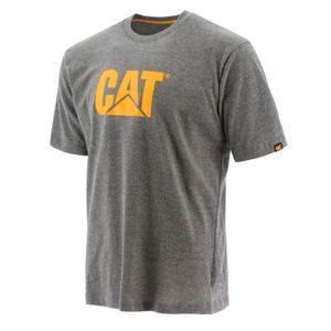 Remera Cat Hombre Tm Logo Gris