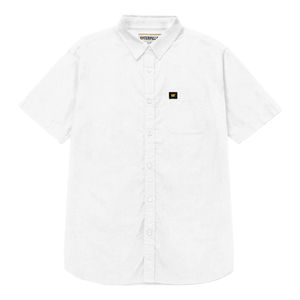 Camisa Cat Hombre Poplin S/S Blanco