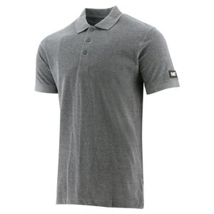 Polo Cat Hombre Essentials Gris