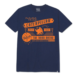 Remera Cat Hombre The Road Ahead Graphic Tee 4 Azul Marino