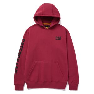 Sudadera Cat Hombre Tm Banner Hooded Bordó