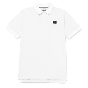Polo Cat Hombre Cat Logo Jersey Blanco