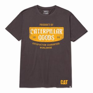 Remera Cat Hombre Retro Sport Graphic 3 Verde