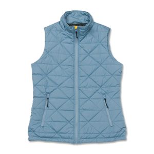 Chaleco Cat Mujer Mediumweight Insulated Triangle Quilted Celeste