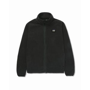Sudadera Cat Hombre Cat Microfleece Full Zip Negro