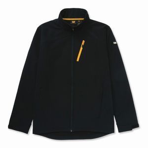Campera Cat Hombre Essential Softshell Negro