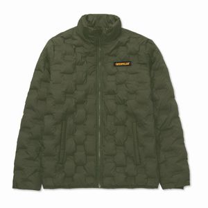 Campera Cat Hombre Foundation Bonded Insulated Verde