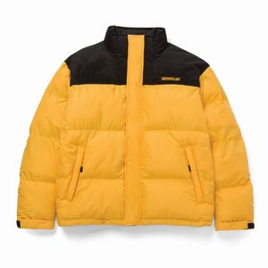 Campera Cat Hombre Insulated Puffer Amarillo