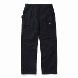 Pantalon Cat Hombre Ripstop Cargo Negro