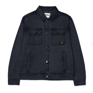 Campera Cat Hombre Denim Work Negro