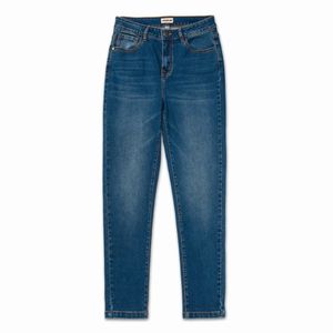 Jeans Cat Mujer Triblend Stretch Denim Mid-Rise Skinny Azul