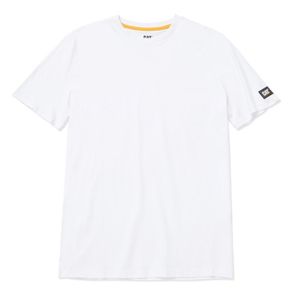 Remera Cat Hombre Eu Essentials S/S Tee Blanco