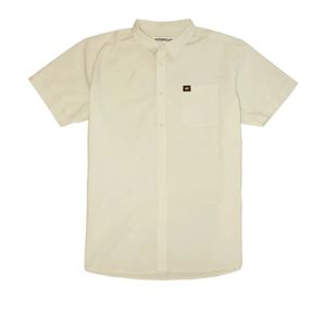 Camisa Cat Hombre Poplin S/S Beige