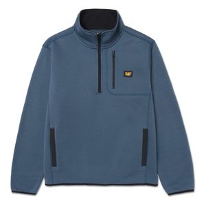Sudadera Cat Hombre SWEATER FLEECE 1/4 ZIP JACKET Azul