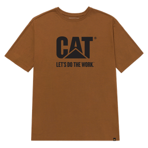 Remera Cat Hombre DO THE WORK GRAPHIC TEE Marron