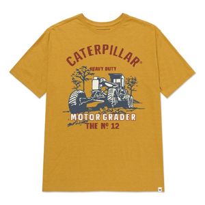 Remera Cat Hombre Equipment Graphic tee Amarillo