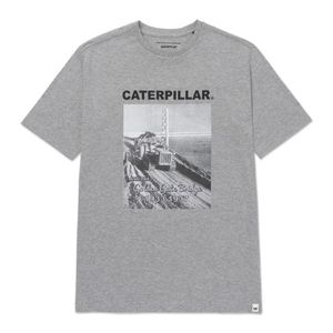 Remera Cat Hombre Projects Graphic Tee Gris