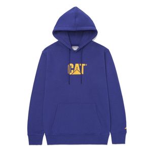 Sudadera Cat Unisex Fleece Cat Logo Pullover Hoodi Azul