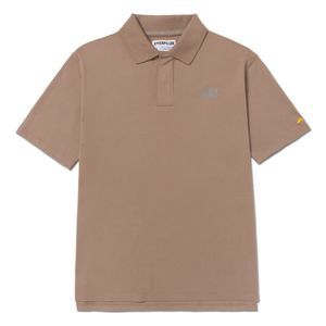Polo Cat Hombre Cat Logo Pique Polo Marron