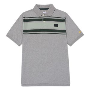 Polo Cat Hombre Cat Logo Pique Polo Gris