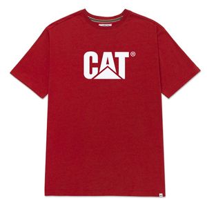 Remera Cat Hombre Centennial New Graphic Tee Rojo