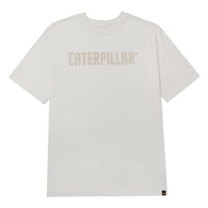 Remera Cat Hombre Caterpillar Puff Print Tee Blanco